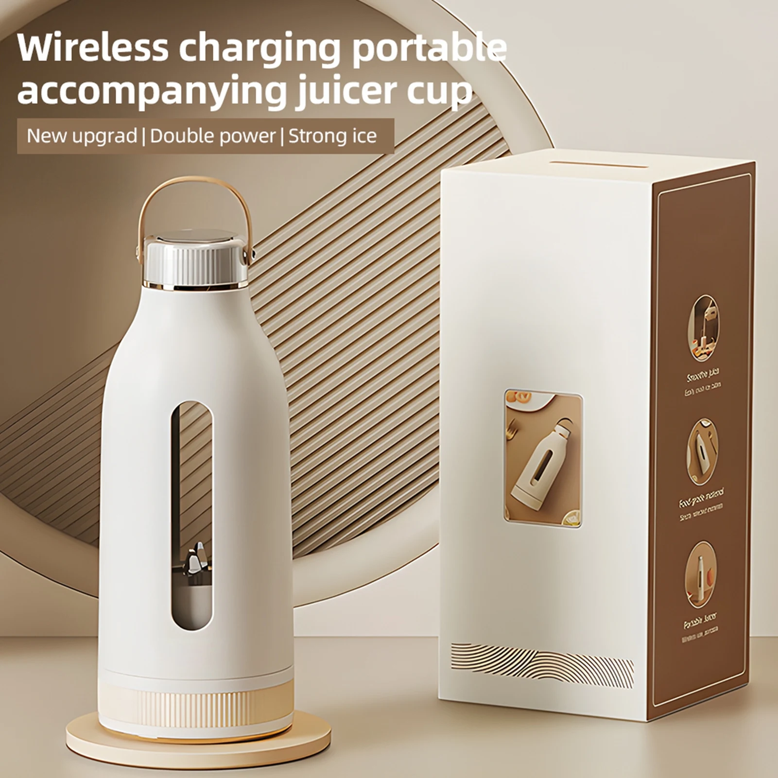 80W Portable Blender for Shakes and Smoothies with Type C Rechargeable Battery Crush Ice for Sports Home Outdoors Travel
80W Portable Blender for Shakes and Smoothies with Type C Rechargeable Battery Crush Ice for Sports Home Outdoors Travel