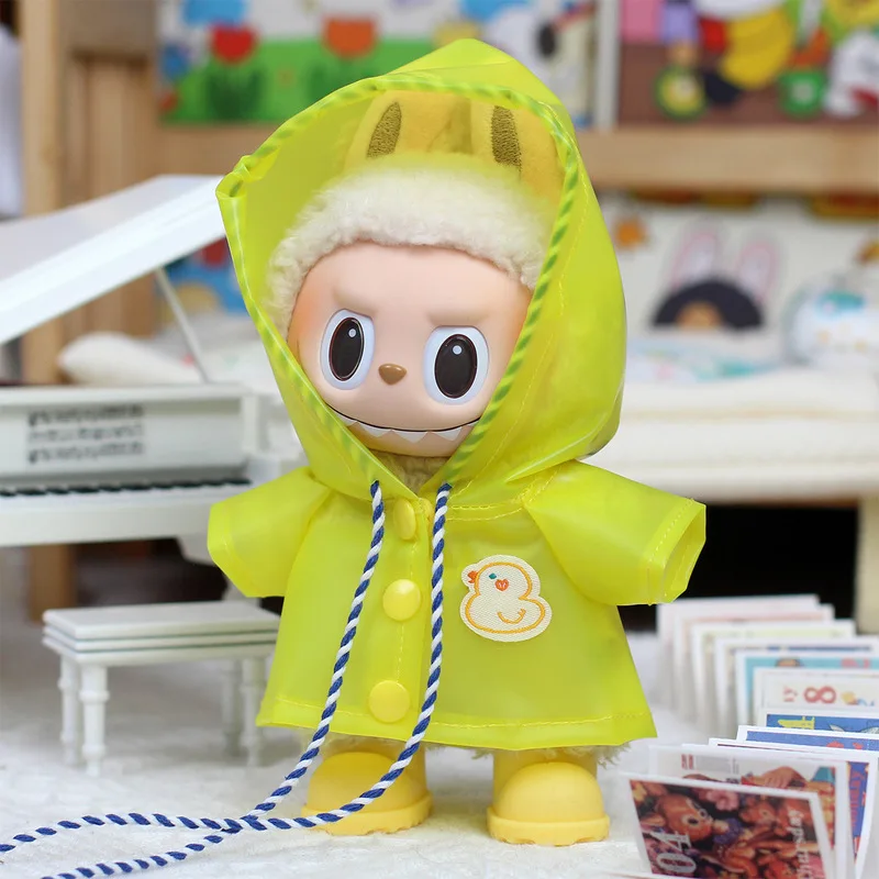 Labubu 17cm Limited Edition Fashion Raincoat Doll Kids' Accessory with Thai Style Clothing Shoes And Dresses Cute Customized Toy
Labubu 17cm Limited Edition Fashion Raincoat Doll Kids' Accessory with Thai Style Clothing Shoes And Dresses Cute Customized Toy