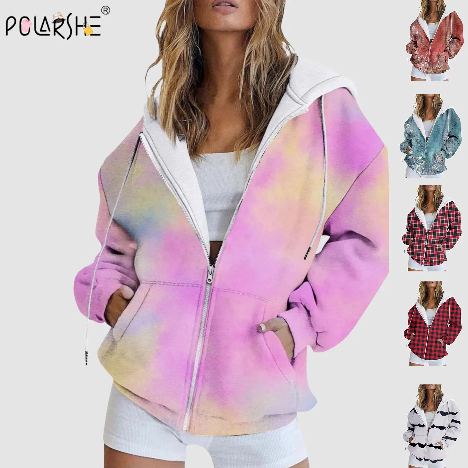Zip Up Sweatshirt Women Autumn Winter Hooded Jacket Long Sleeve With Side Pockets Versatile Casual Daily Commute Streetwear
Zip Up Sweatshirt Women Autumn Winter Hooded Jacket Long Sleeve With Side Pockets Versatile Casual Daily Commute Streetwear