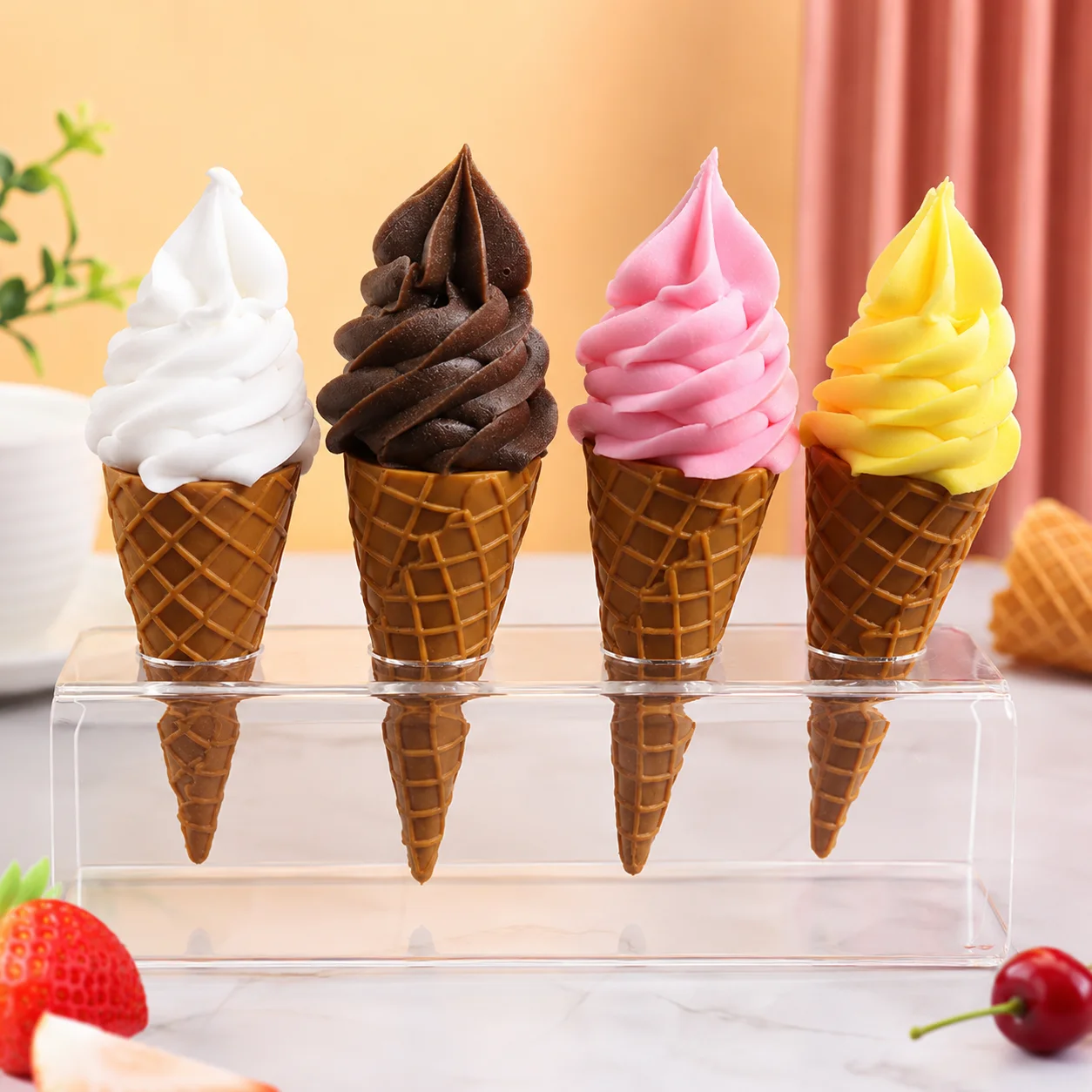 Artificial Ice Cream Cone Model Fake Ice Cream Simulation Food Prop Dessert Decoration Photography Props Home Display Decor
Artificial Ice Cream Cone Model Fake Ice Cream Simulation Food Prop Dessert Decoration Photography Props Home Display Decor