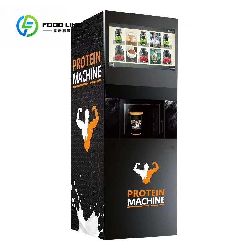 Торговый автомат с протеиновым коктейлем, полностью автоматический индивидуальный дозатор протеинового порошка для спортзала, охладитель воды, QR-платить банкнот
Торговый автомат с протеиновым коктейлем, полностью автоматический индивидуальный дозатор протеинового порошка для спортзала, охладитель воды, QR-платить банкнот