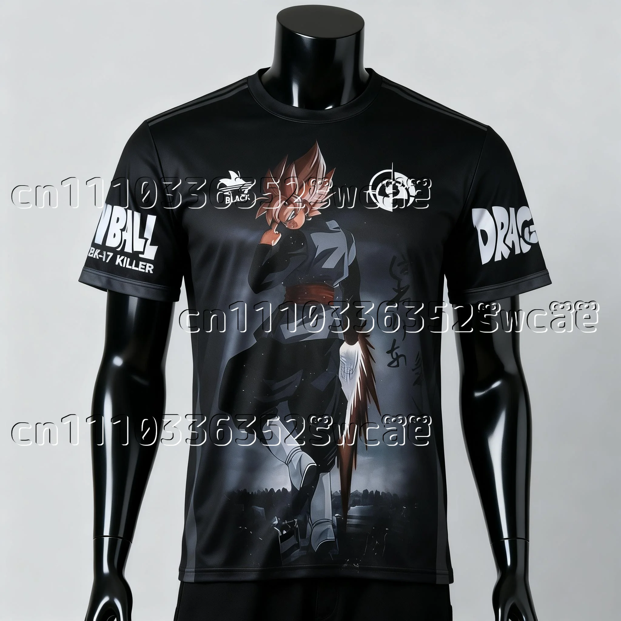 Футболка Bandai Anime Dragon Ball Black Goku (Pink Goku) в тематическом стиле, тренировочная одежда, летняя футболка, подходит для взрослых, для семейного отдыха
Футболка Bandai Anime Dragon Ball Black Goku (Pink Goku) в тематическом стиле, тренировочная одежда, летняя футболка, подходит для взрослых, для семейного отдыха