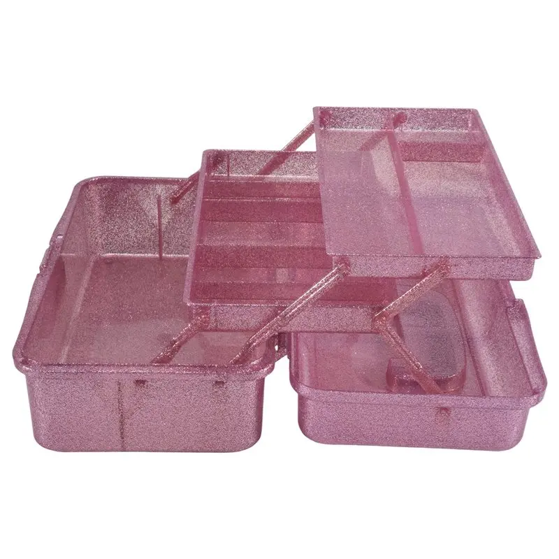 ABRE-Glitter Pink & Craft Tool Storage Box,3-Layer Stackable Carry Tackle Box Sewing Box Organizer For Art
ABRE-Glitter Pink & Craft Tool Storage Box,3-Layer Stackable Carry Tackle Box Sewing Box Organizer For Art