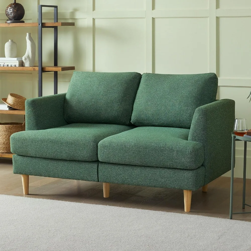 Loveseat Sofa, Small Couches with 2-Seat Upholstered Cushion, Mid Century Modern Couches, 65" Loveseat Sofa
Loveseat Sofa, Small Couches with 2-Seat Upholstered Cushion, Mid Century Modern Couches, 65" Loveseat Sofa