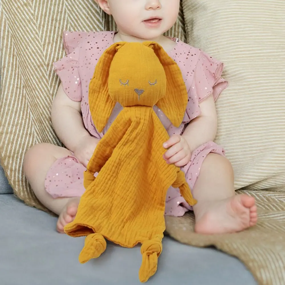 Soft Baby Cotton Gauze Blanket Cartoon Rabbit Ears Soothe Appease Towel Sensory Toy Cute Doll Comforter Saliva Scarf
Soft Baby Cotton Gauze Blanket Cartoon Rabbit Ears Soothe Appease Towel Sensory Toy Cute Doll Comforter Saliva Scarf