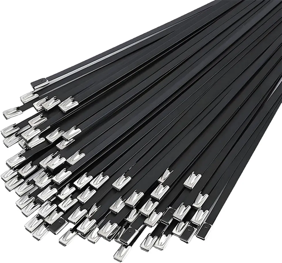 304 Stainless Steel Zip Ties 11.8 inch 100 Pack Heavy Duty Self Locking Cable Ties for Outdoor Use
304 Stainless Steel Zip Ties 11.8 inch 100 Pack Heavy Duty Self Locking Cable Ties for Outdoor Use