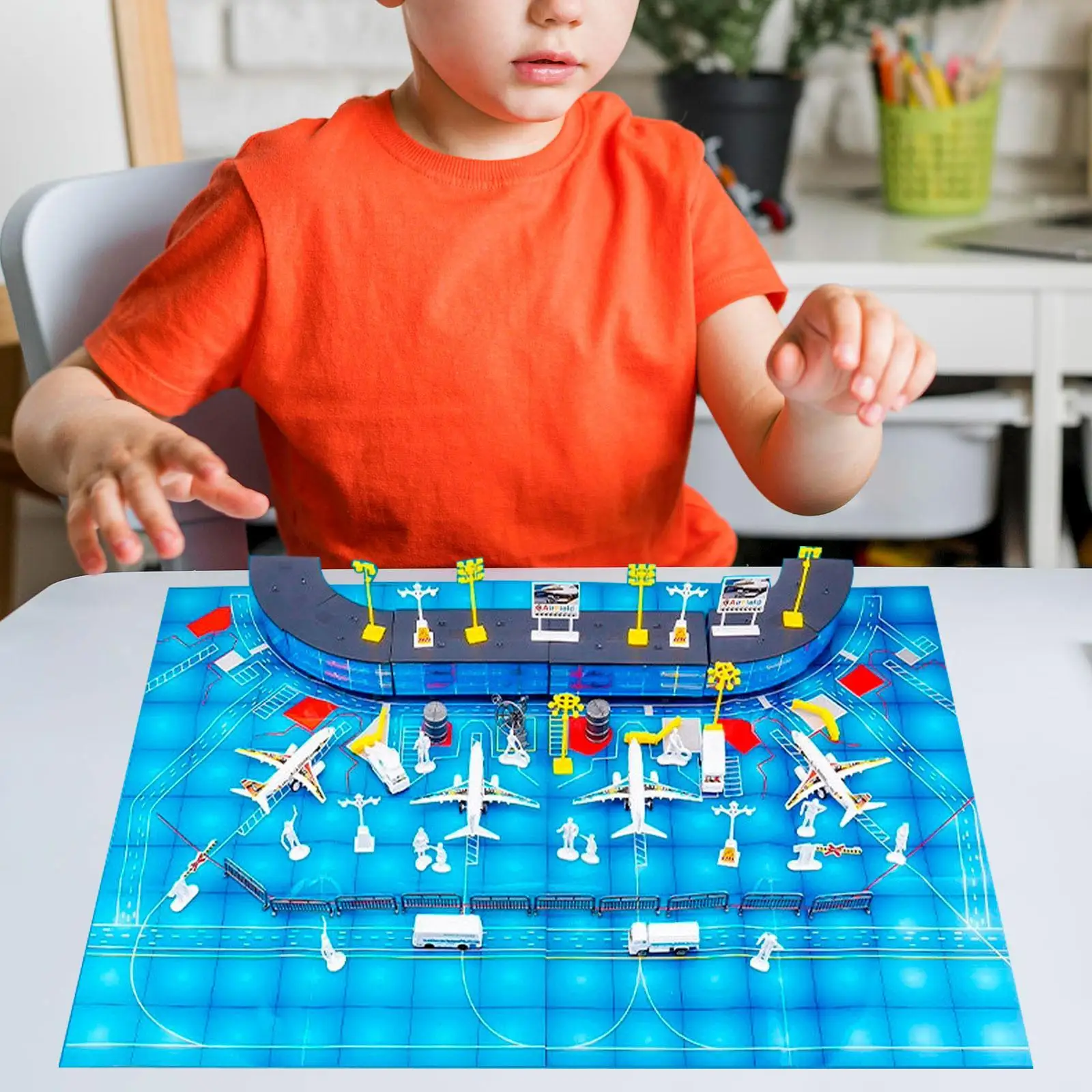 Сборные игрушки для аэропорта, игровой набор с самолетами, забавная реалистичная развивающая игрушка, модель самолета и аэропорта для детей
Сборные игрушки для аэропорта, игровой набор с самолетами, забавная реалистичная развивающая игрушка, модель самолета и аэропорта для детей