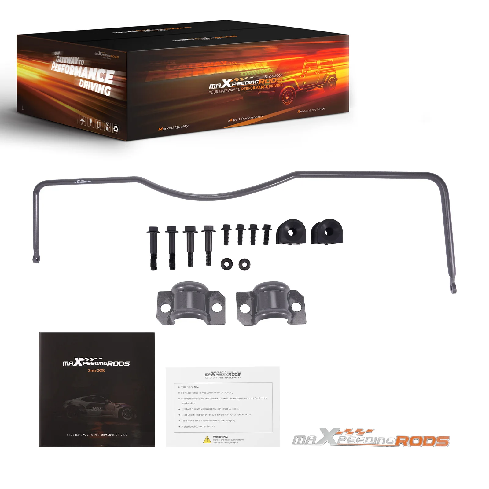 Maxpeedingrods 1 Inch 52088739AD 927-158 Rear Sway Bar Kit Fit for Jeep Grand Cherokee WJ 1999 2000 2001 2002-2004
Maxpeedingrods 1 Inch 52088739AD 927-158 Rear Sway Bar Kit Fit for Jeep Grand Cherokee WJ 1999 2000 2001 2002-2004