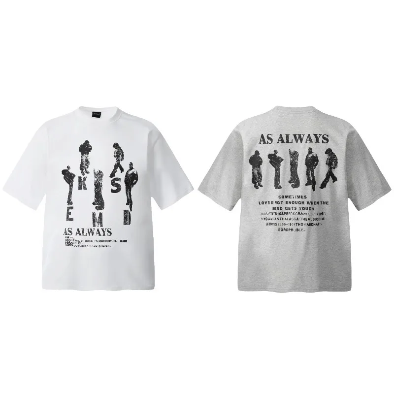 2025 New Summer Y2K American Street Relaxed Fit Men's Round Neck T-Shirt Premium Silhouette Portrait Design Cotton Tee
2025 New Summer Y2K American Street Relaxed Fit Men's Round Neck T-Shirt Premium Silhouette Portrait Design Cotton Tee