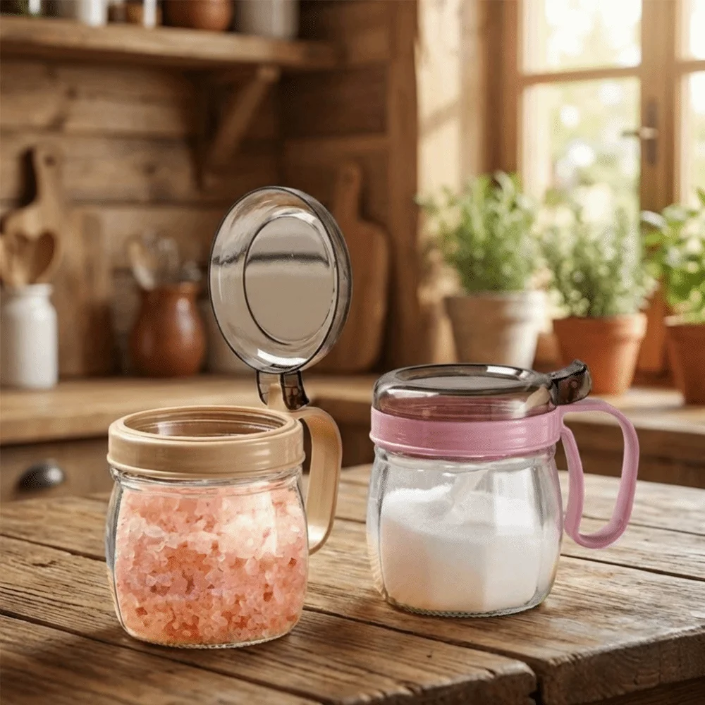 Moisture-Proof Glass Seasoning Jars Large Capacity Sealing Kitchen Storage Bottle Combination Set Transparent Seasoning Canister
Moisture-Proof Glass Seasoning Jars Large Capacity Sealing Kitchen Storage Bottle Combination Set Transparent Seasoning Canister