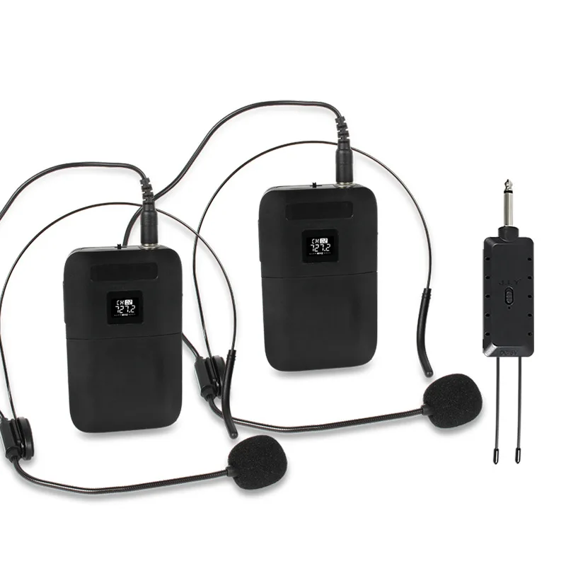 Wireless collar clip microphone one to two stage teacher guide power amplifier audio head wearing speech microphone
Wireless collar clip microphone one to two stage teacher guide power amplifier audio head wearing speech microphone