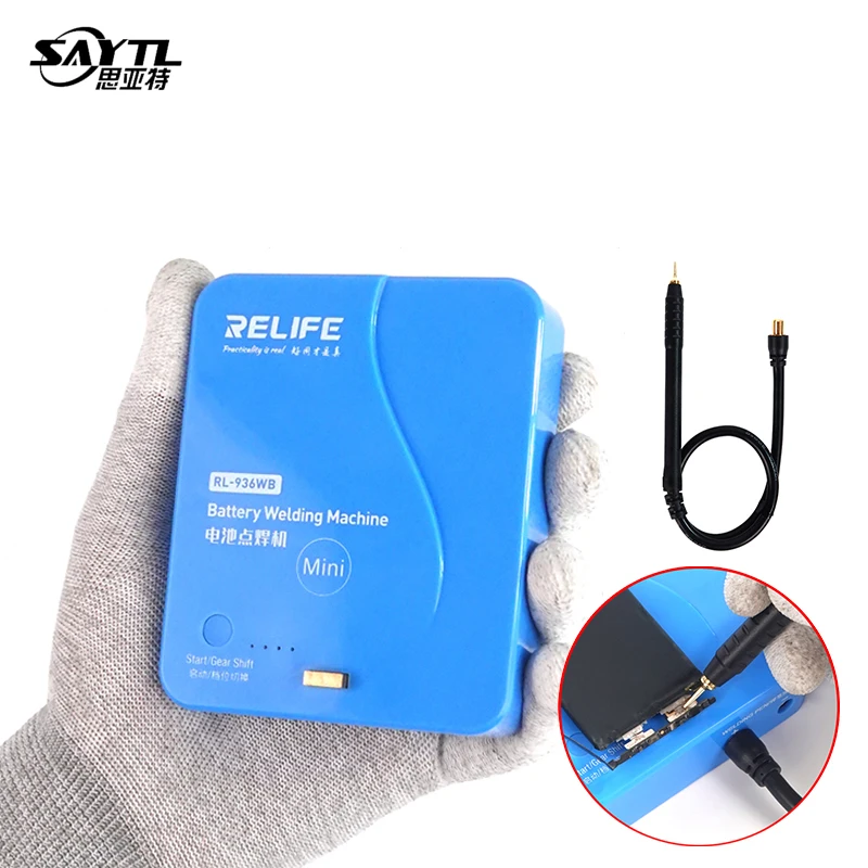 RELIFE RL-936WB portable spot welding machine for iphone Battery replacement repair battery efficiency repair Nickel soldering
RELIFE RL-936WB portable spot welding machine for iphone Battery replacement repair battery efficiency repair Nickel soldering