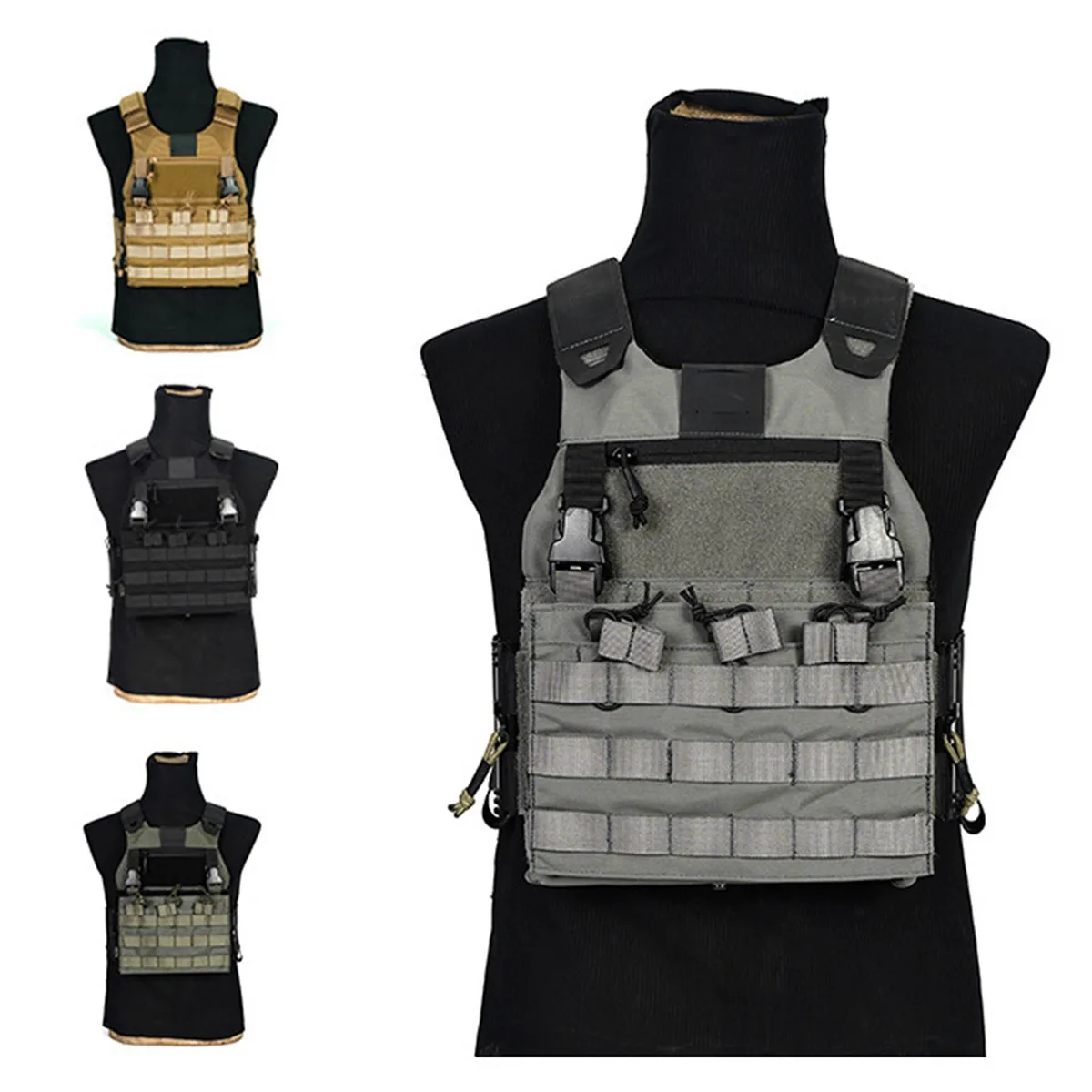 FCSK 2.0 Quick-Release Tactical Vest Low Visibility Quick Response Lightweight Combat Vest for Outdoor Hunting Air Gun Shooting
FCSK 2.0 Quick-Release Tactical Vest Low Visibility Quick Response Lightweight Combat Vest for Outdoor Hunting Air Gun Shooting