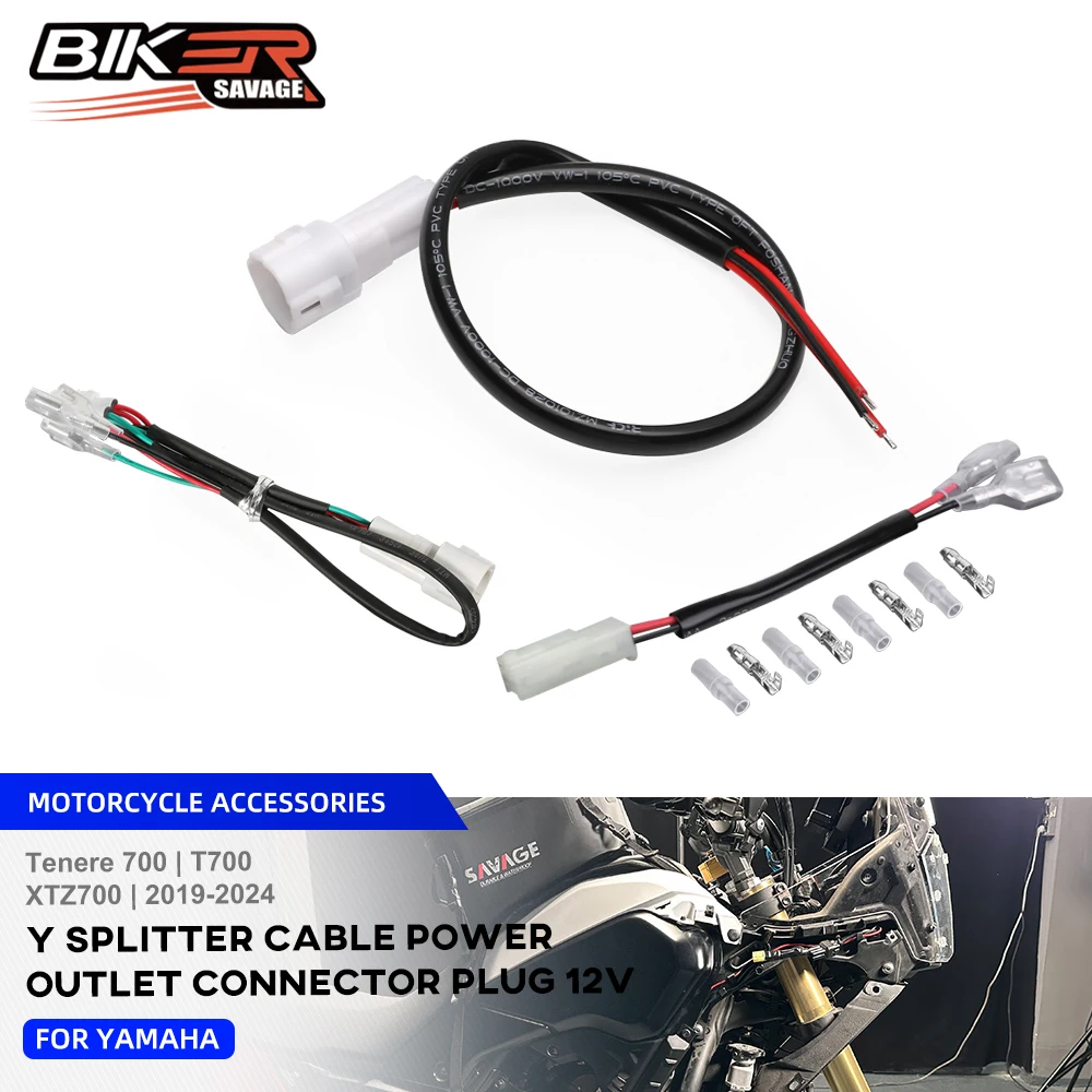 Для Yamaha Tenere 700 3-контактный разъем питания T700 XTZ700 Rally World Raid 2024 мотоциклетный кабель, адаптер, розетка 12 В
Для Yamaha Tenere 700 3-контактный разъем питания T700 XTZ700 Rally World Raid 2024 мотоциклетный кабель, адаптер, розетка 12 В