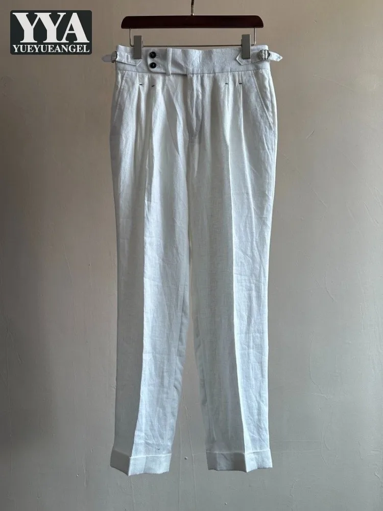 Italian Style Male Summer Solid Color Linen Pants Business Thin Style Work Suit Pants Casual Office New Mens Straight Trousers
Italian Style Male Summer Solid Color Linen Pants Business Thin Style Work Suit Pants Casual Office New Mens Straight Trousers