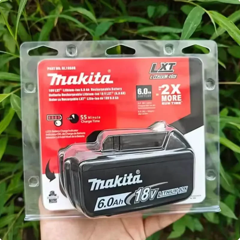 18V Makita Original 6.0Ah Rechargeable Battery for BL1830 BL1830B BL1840 BL1840B BL1850 BL1850B Power Tools Compatible 100% New
18V Makita Original 6.0Ah Rechargeable Battery for BL1830 BL1830B BL1840 BL1840B BL1850 BL1850B Power Tools Compatible 100% New