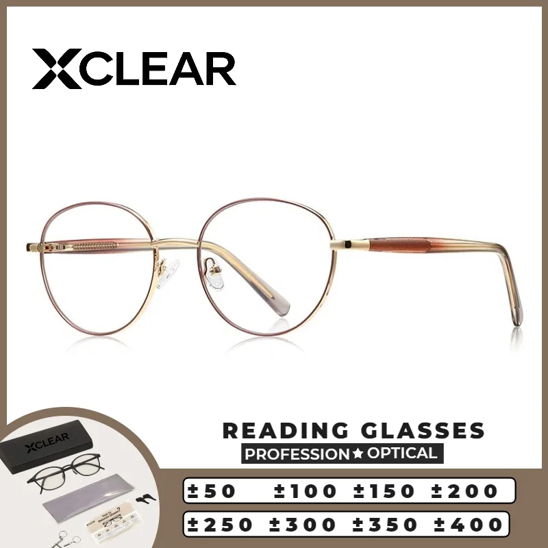 Xclear Classic Round Retro Versatile Reading Currents Anti Blue Ray Fashion Full Rim Progressive Prescription Optical Eyewear
Xclear Classic Round Retro Versatile Reading Currents Anti Blue Ray Fashion Full Rim Progressive Prescription Optical Eyewear
