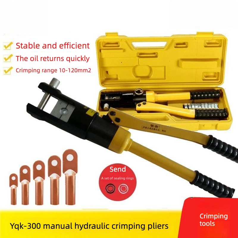 Manual hydraulic pliers, boutique crimping pliers 16-300 hydraulic pliers
Manual hydraulic pliers, boutique crimping pliers 16-300 hydraulic pliers