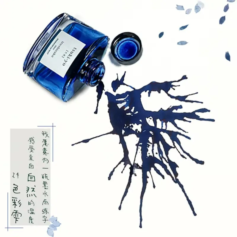 50ml PILOT Iroshizuku Non - Carbon Colored Fountain Pen Ink - Great for Calligraphy, Office & School
50ml PILOT Iroshizuku Non - Carbon Colored Fountain Pen Ink - Great for Calligraphy, Office & School