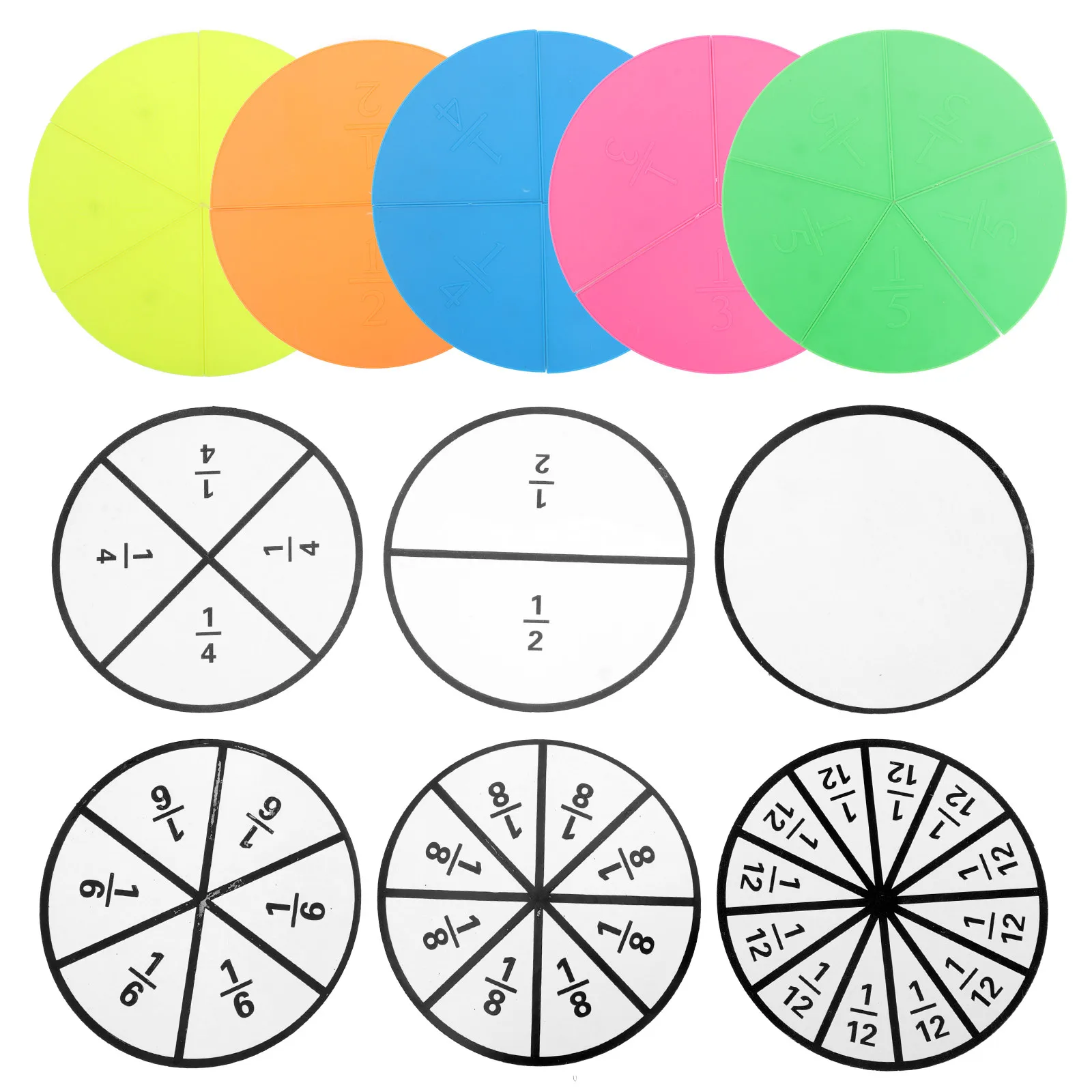 1Set Magnetic Fraction Circles Math Teaching Aid Circular Discs Demonstrator Classroom Home Learning Fraction Manipulatives
1Set Magnetic Fraction Circles Math Teaching Aid Circular Discs Demonstrator Classroom Home Learning Fraction Manipulatives