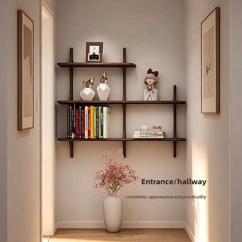 Solid Wood Wall Mounted Shelf Simple Ladder Bookcase Large Capacity Storage Rack for Living Room Home Decor Display Organizer
Solid Wood Wall Mounted Shelf Simple Ladder Bookcase Large Capacity Storage Rack for Living Room Home Decor Display Organizer