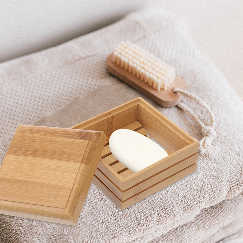 Bamboo Soap Dish Draining Holder for Travel Camping Square Container Sponges Kitchen Gripper Mould Proof ganizer
Bamboo Soap Dish Draining Holder for Travel Camping Square Container Sponges Kitchen Gripper Mould Proof ganizer