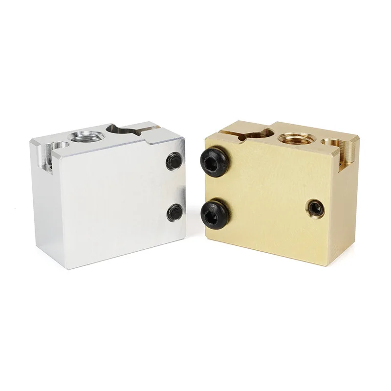 Высококачественный тепловой блок из алюминия или медной латуни V6 Volcano для термоблока с подогревом экструдера 3D-принтера PT100 HT-100K Hotend
Высококачественный тепловой блок из алюминия или медной латуни V6 Volcano для термоблока с подогревом экструдера 3D-принтера PT100 HT-100K Hotend