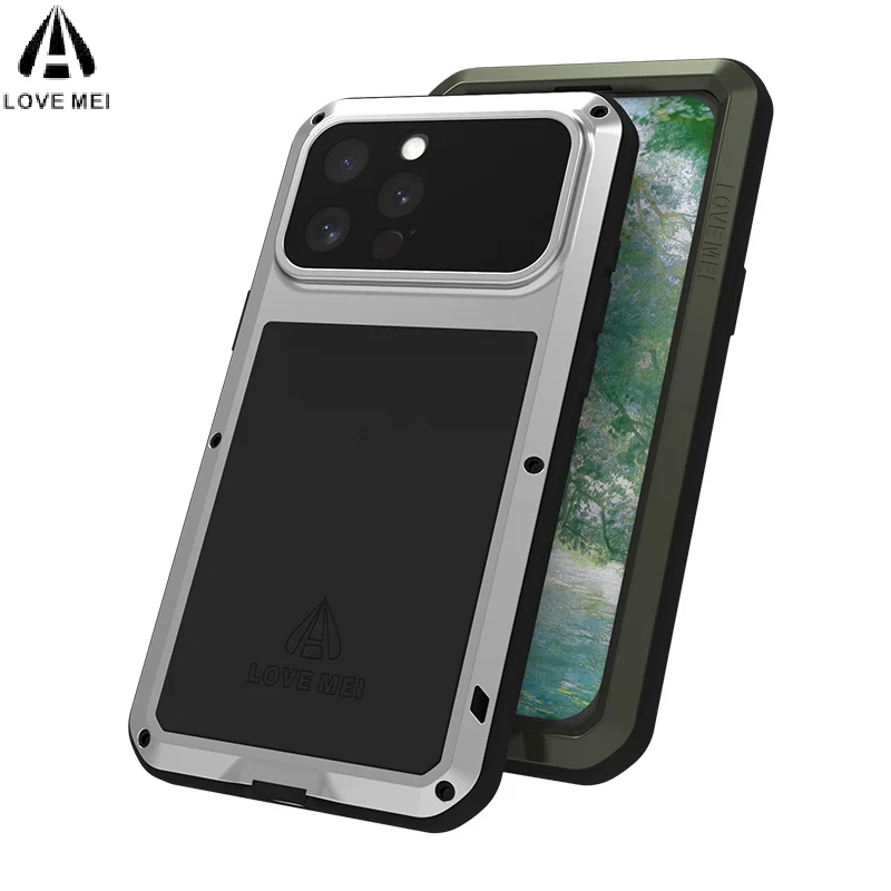 Suitable for iphone16promax mobile phone case personality Apple 16plus metal silicone full package 16 anti-fall new
Suitable for iphone16promax mobile phone case personality Apple 16plus metal silicone full package 16 anti-fall new