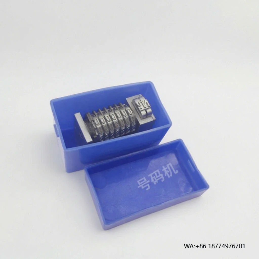 7 Digits 4x8 Backward Full Steel Numbering Machine Gothic Roman Font Offset Printing Machine Spare Parts
7 Digits 4x8 Backward Full Steel Numbering Machine Gothic Roman Font Offset Printing Machine Spare Parts
