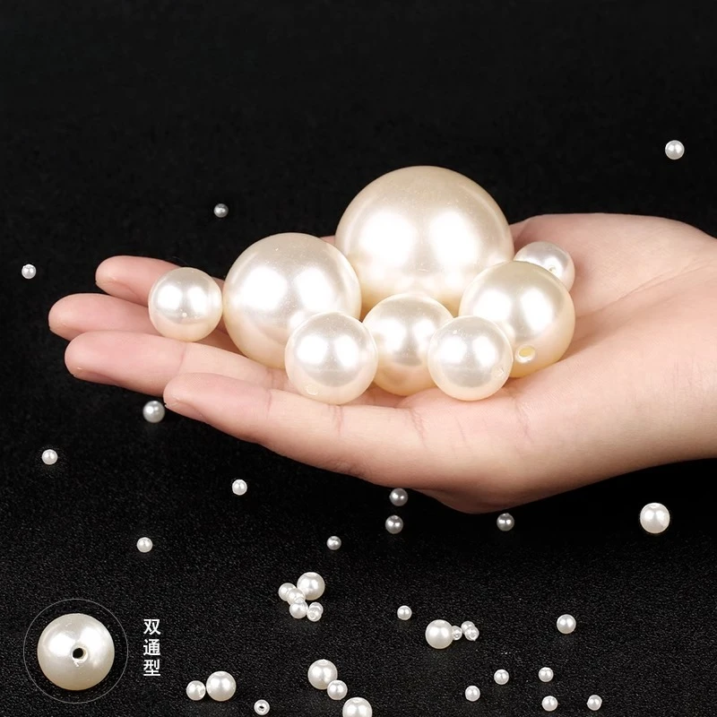 Imitation Pearl Loose Beads with Holes, White DIY Hand-woven Beads, Jewelry Accessories Material 3-40mm
Imitation Pearl Loose Beads with Holes, White DIY Hand-woven Beads, Jewelry Accessories Material 3-40mm