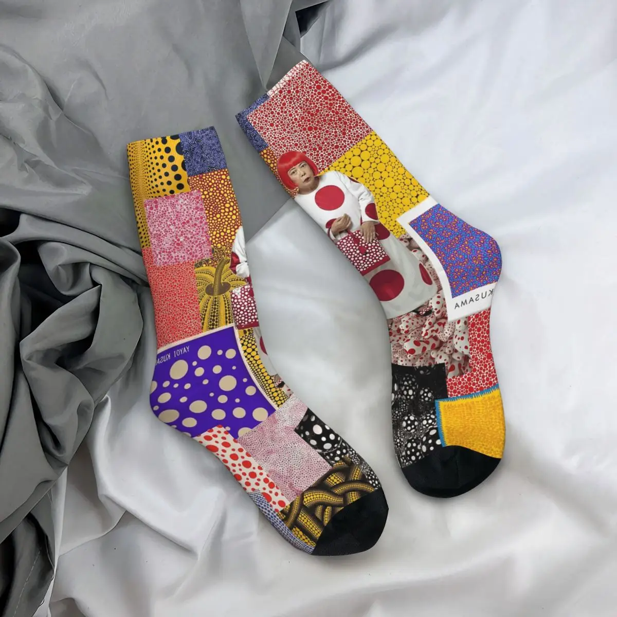 Всесезонные чулки для экипажа Yayoi Kusama, художественные носки с тыквой, модные длинные носки, аксессуары для мужчин и женщин, подарок на день рождения
Всесезонные чулки для экипажа Yayoi Kusama, художественные носки с тыквой, модные длинные носки, аксессуары для мужчин и женщин, подарок на день рождения