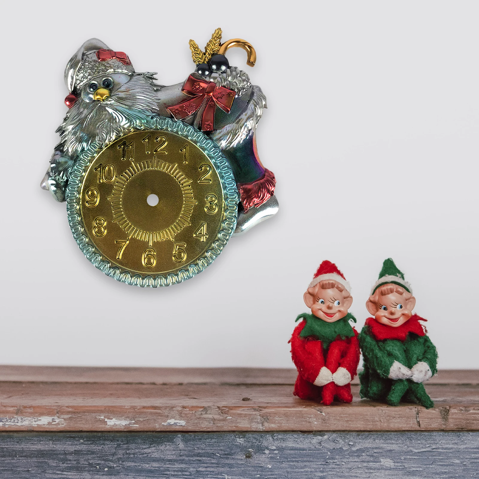 DIY Clock Mold Round Resin Santa Claus Roman Numeral Dial White 8653 Christmas Reusable Silicone Crafts H made Decor Bell
DIY Clock Mold Round Resin Santa Claus Roman Numeral Dial White 8653 Christmas Reusable Silicone Crafts H made Decor Bell