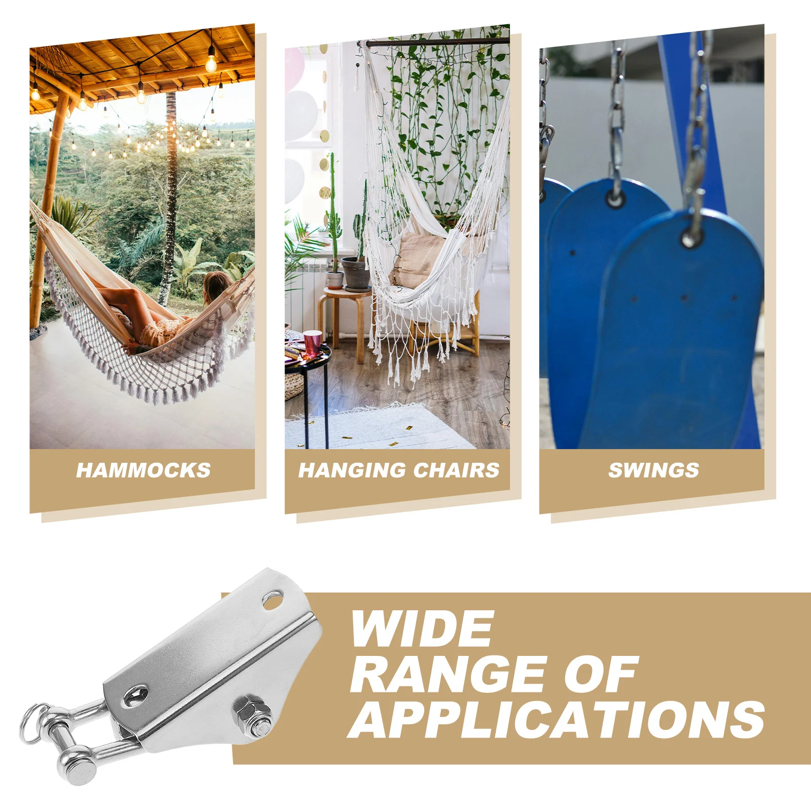 1 set 1 Set Stainless Steel Hammock Hanger Hooks Heavy Duty Ceiling Mount Swing Fixings Wall Floor Deck Tree Hanging Kit Outdoor
1 set 1 Set Stainless Steel Hammock Hanger Hooks Heavy Duty Ceiling Mount Swing Fixings Wall Floor Deck Tree Hanging Kit Outdoor