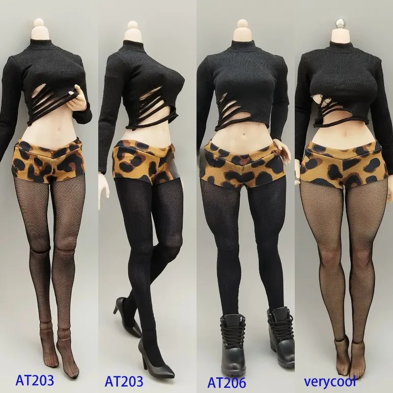 YS-6226 1/6 Scale Black Top Leopard Print Shorts Black Silk Stockings Set Clothes Model for 12 Inch Action Figures Body Dolls
YS-6226 1/6 Scale Black Top Leopard Print Shorts Black Silk Stockings Set Clothes Model for 12 Inch Action Figures Body Dolls