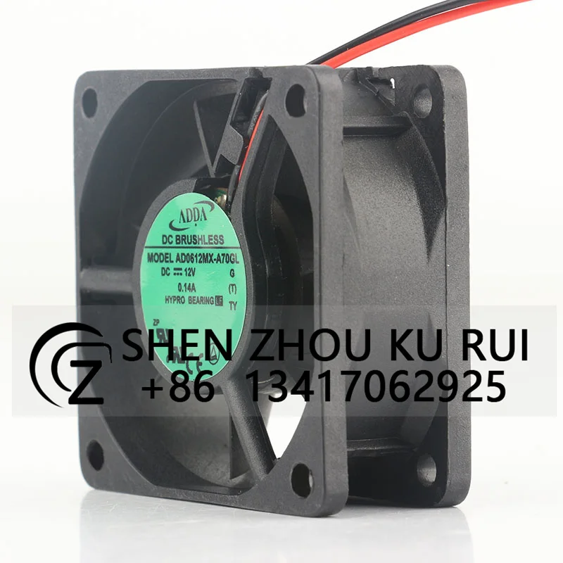 Chassis fan AD0612MX-A70GL Original ADDA 6025 DC12V 0.14A 6 cm silent power cooling fan 60 x 60 x 25MM
Chassis fan AD0612MX-A70GL Original ADDA 6025 DC12V 0.14A 6 cm silent power cooling fan 60 x 60 x 25MM