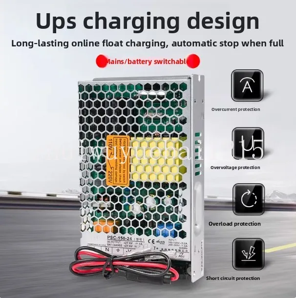 ИБП (источник бесперебойного питания) PSC150W180W250W350W500 DC 12V/24V для систем пожарной безопасности и мониторинга
ИБП (источник бесперебойного питания) PSC150W180W250W350W500 DC 12V/24V для систем пожарной безопасности и мониторинга