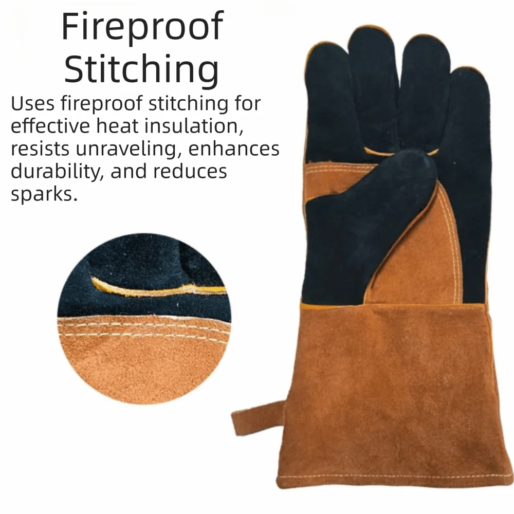 Heat-Resistant Electric Welding Gloves Anti-Splash Thick Welding Gloves Long-Term Protective Wear-Resistant
Heat-Resistant Electric Welding Gloves Anti-Splash Thick Welding Gloves Long-Term Protective Wear-Resistant