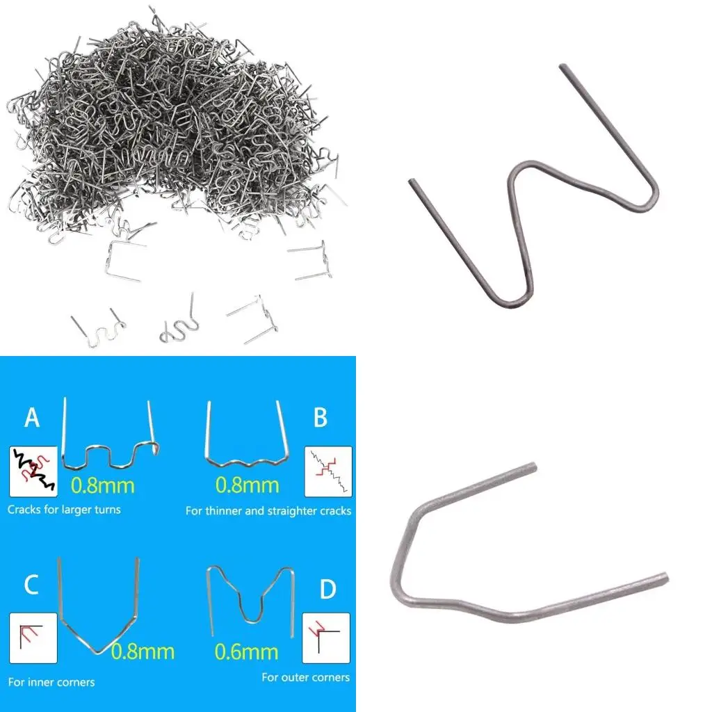 500 Pcs 0.6/0.8mm for Staples for Repairing Bumper Dashboard Radiator Durab high quality
500 Pcs 0.6/0.8mm for Staples for Repairing Bumper Dashboard Radiator Durab high quality