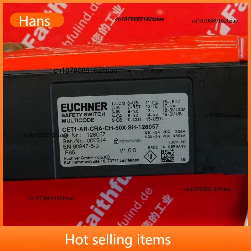 2026 Hot Item Euchner CET1-AR-CRA-CH-50X-SH-128057 safety switch 110204
2026 Hot Item Euchner CET1-AR-CRA-CH-50X-SH-128057 safety switch 110204