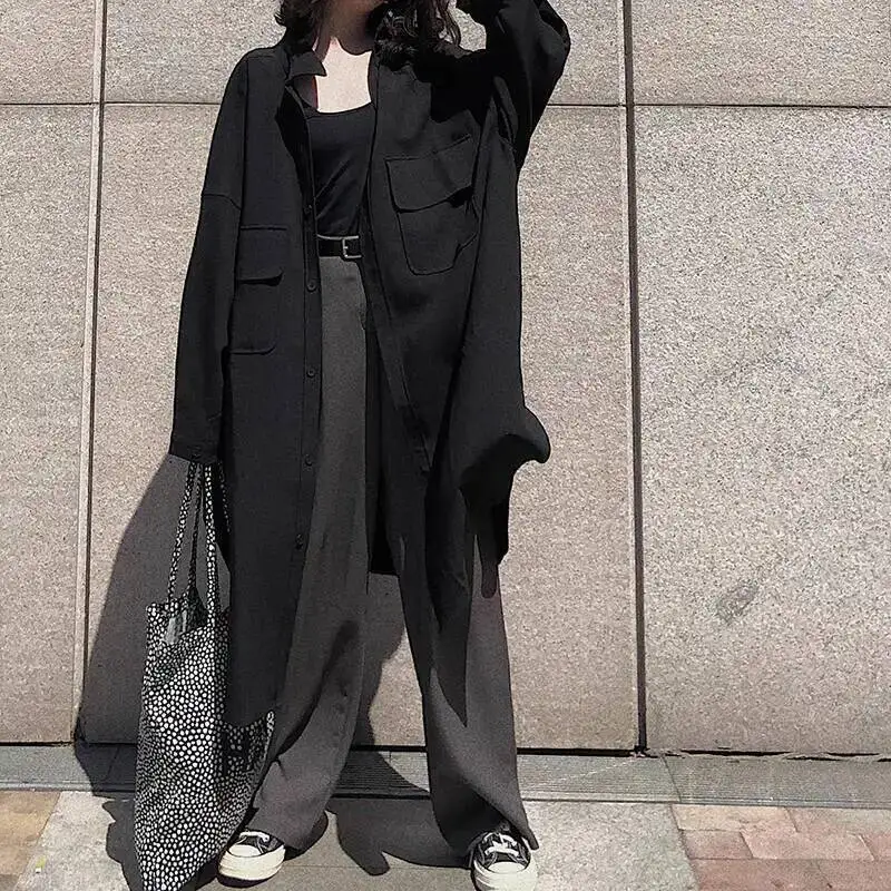 Women Trench 2025 Spring Summer New Sun Protection Windbreaker Women's Mid Length Loose Long Sleeve Shirt Coat
Women Trench 2025 Spring Summer New Sun Protection Windbreaker Women's Mid Length Loose Long Sleeve Shirt Coat