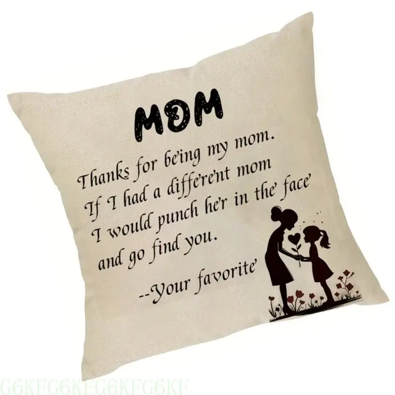 G6KF Funny Mother's Day Cushion Cover 45x45cm Linen Pillow Case Gift for Mum's Day
G6KF Funny Mother's Day Cushion Cover 45x45cm Linen Pillow Case Gift for Mum's Day