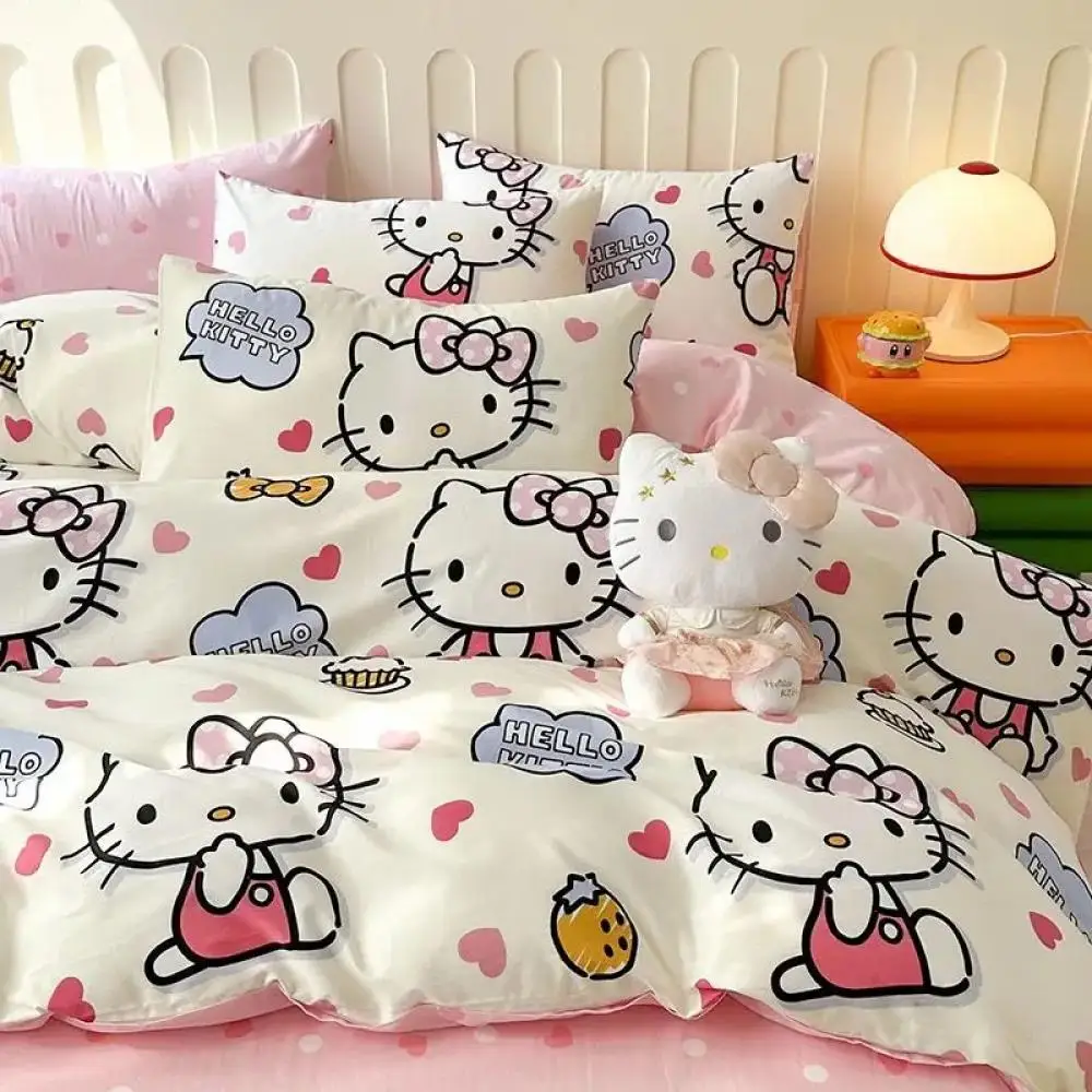 Miniso Hellokitty Koulomi Washed Cotton Bedding Comfortable Pure Cotton Bedroom Student School Dormitory
Miniso Hellokitty Koulomi Washed Cotton Bedding Comfortable Pure Cotton Bedroom Student School Dormitory