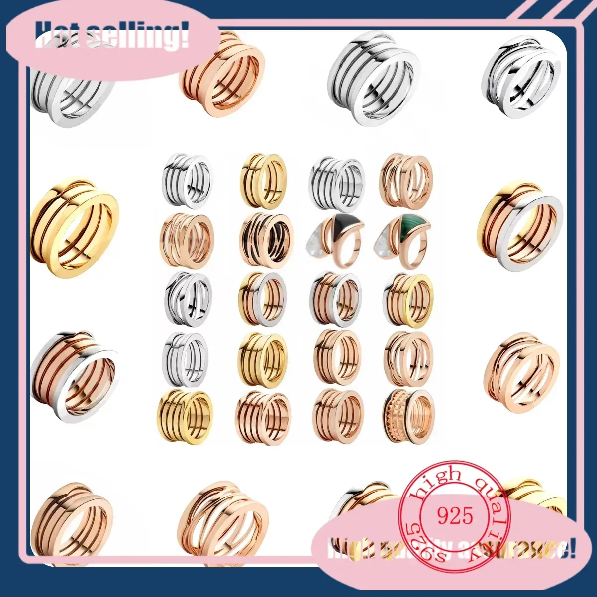 First Choice for Gift Giving! 925 silver Exquisite Jewelry with Spring Rings Available in Multiple Colors for Women's Jewelry.
First Choice for Gift Giving! 925 silver Exquisite Jewelry with Spring Rings Available in Multiple Colors for Women's Jewelry.