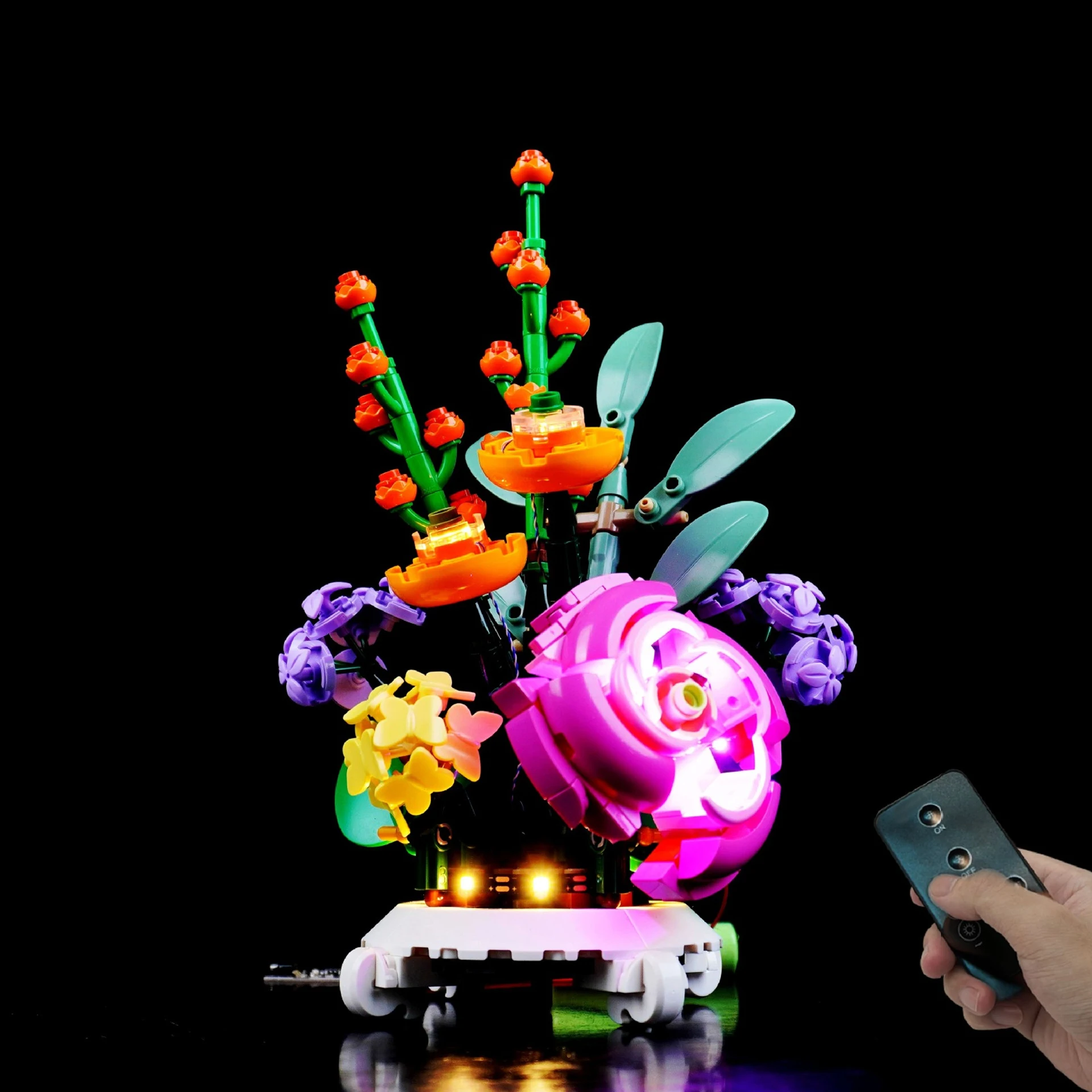DIY LED Light Kit for 40762 Floral Building Set Botanical Lighting Solution for Flower Bouquet Display (Lights Only)
DIY LED Light Kit for 40762 Floral Building Set Botanical Lighting Solution for Flower Bouquet Display (Lights Only)