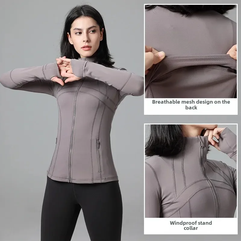 Autumn/Winter thickened stand collar zipper-up sports jacket women's casual outdoor fitness yoga wear slimming smooth silhouette
Autumn/Winter thickened stand collar zipper-up sports jacket women's casual outdoor fitness yoga wear slimming smooth silhouette