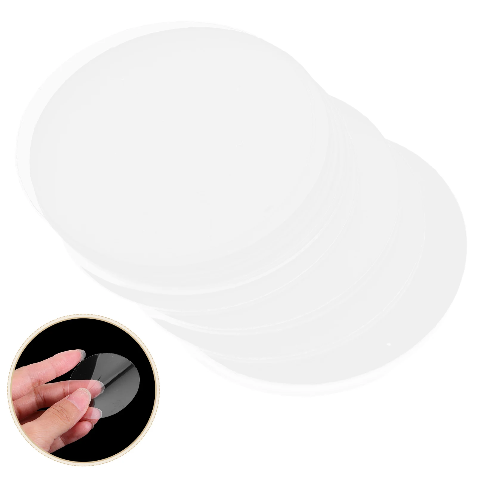 100 Pcs Badge Film Protective Films Making Materials Button Case Round Pvc Clear Holder
100 Pcs Badge Film Protective Films Making Materials Button Case Round Pvc Clear Holder