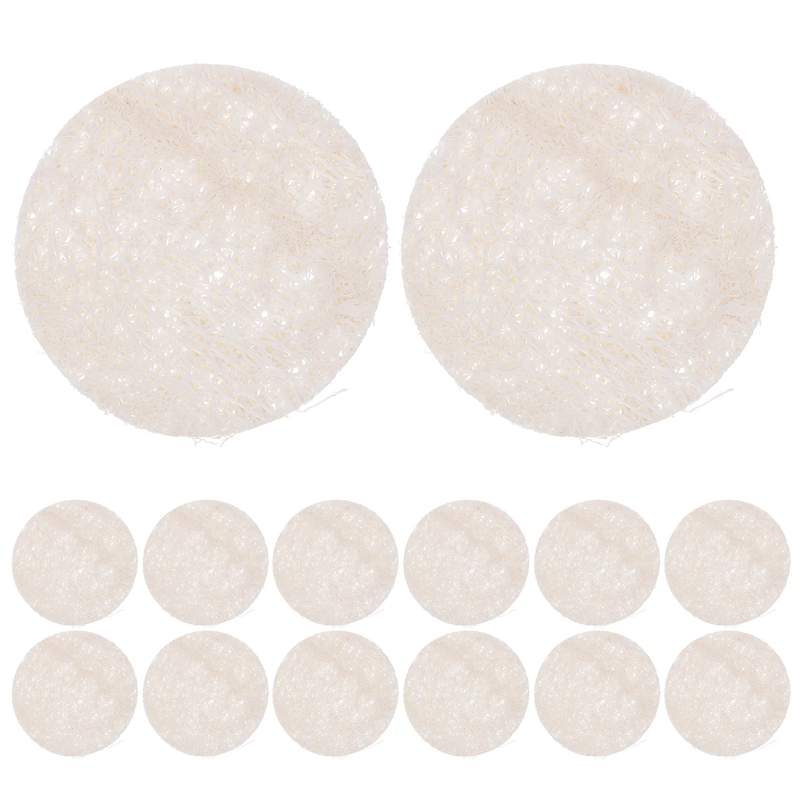 18 Pcs Loofah Sponge Face Scrubber for Men Exfoliating Pads Facial Body Exfoliator Natural Sponges
18 Pcs Loofah Sponge Face Scrubber for Men Exfoliating Pads Facial Body Exfoliator Natural Sponges