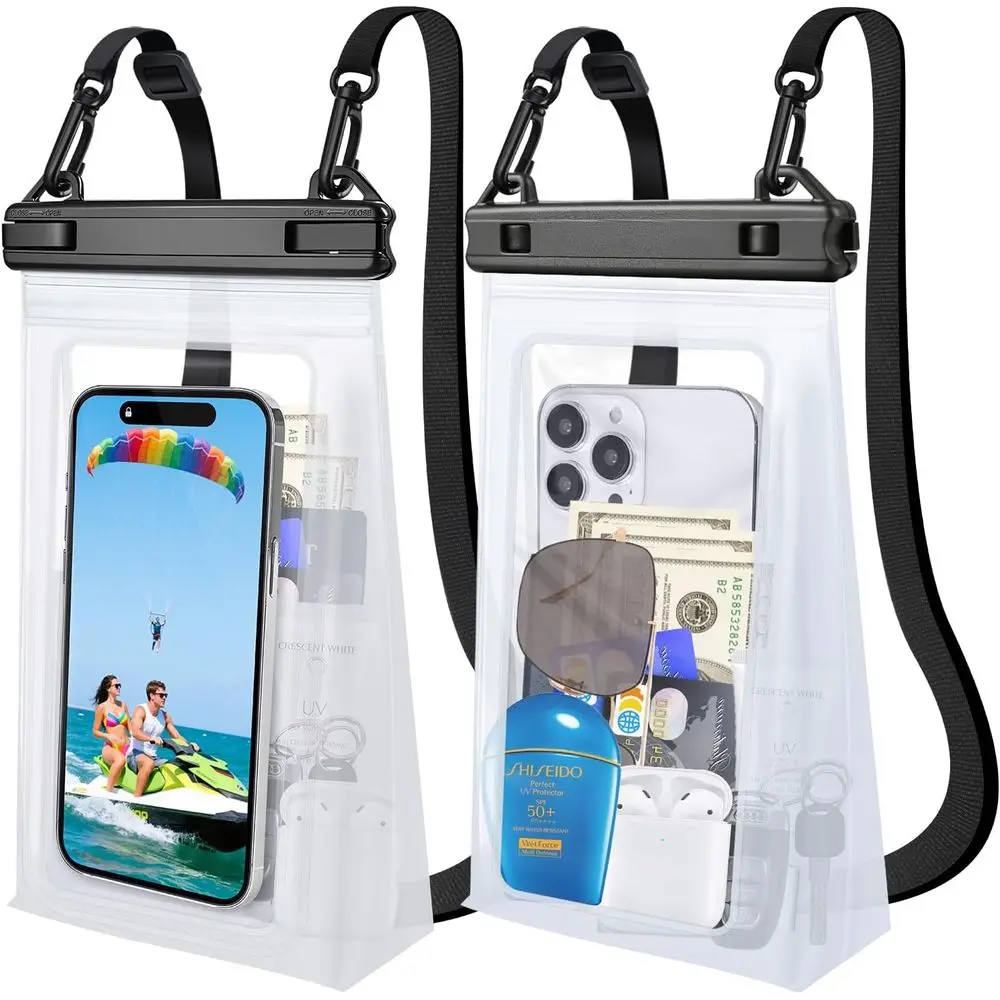 Large Waterproof Pouches for Floating, Suitable for Various Devices, IPX8 Seal, Ideal for Beach and Water Parks
Large Waterproof Pouches for Floating, Suitable for Various Devices, IPX8 Seal, Ideal for Beach and Water Parks