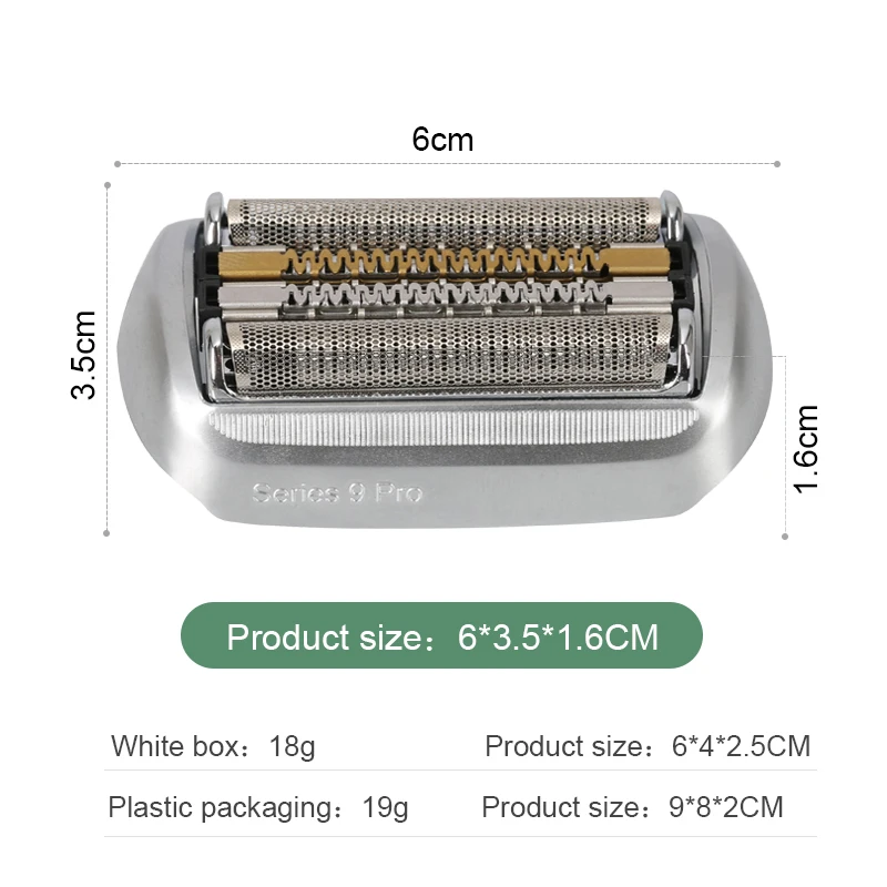 Series 9 Pro 94M Gilding Foil Cutte Shaver Head Replacement Blade For Braun Electric Razors 9557CC 9290CC 9295S 9297CC 9291cc
Series 9 Pro 94M Gilding Foil Cutte Shaver Head Replacement Blade For Braun Electric Razors 9557CC 9290CC 9295S 9297CC 9291cc