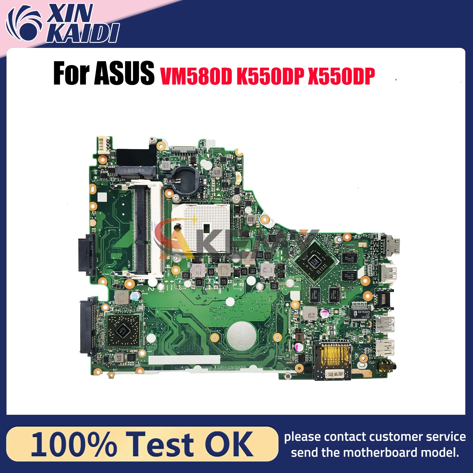 Материнская плата для ноутбука X550DP для ASUS VivoBook X550D K550DP VM580D X550DP, материнская плата для ноутбука на складе, 100% тестирование, ОК, быстрая доставка
Материнская плата для ноутбука X550DP для ASUS VivoBook X550D K550DP VM580D X550DP, материнская плата для ноутбука на складе, 100% тестирование, ОК, быстрая доставка